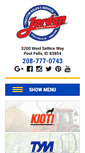 Mobile Screenshot of jordansales.net